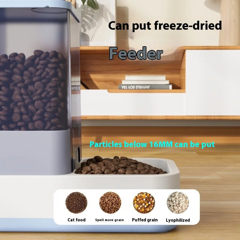 Small Automatic Pet Feeder Unplugged Mobile Water Dispenser for Cats and Dogs Plastic Drinking Water Artifact with Box Packing