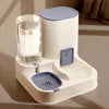 Pet Automatic Feeder and Water Dispenser 2 in 1 for Cats Dogs Supplies Water Bottle Dog Food Bowl Auto Feeding Cat Bowl