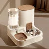 Pet Automatic Feeder and Water Dispenser 2 in 1 for Cats Dogs Supplies Water Bottle Dog Food Bowl Auto Feeding Cat Bowl