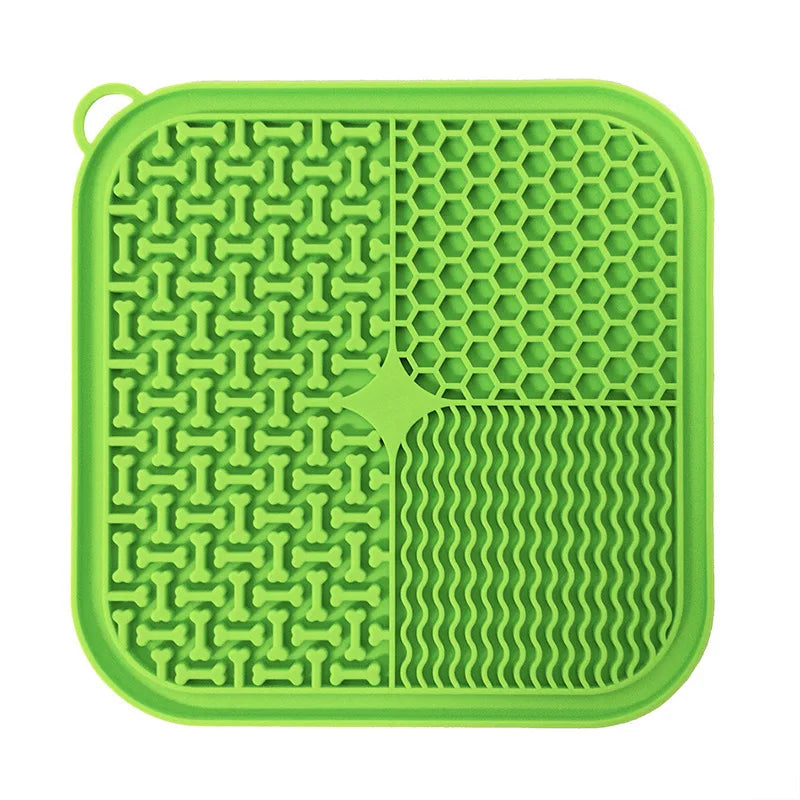 Wholesale Silicone Slow Feeder Dog Lick Mat With Spoon
