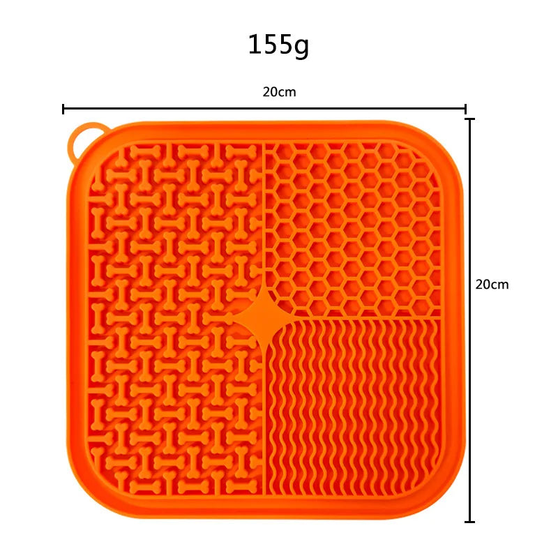 Wholesale Silicone Slow Feeder Dog Lick Mat With Spoon
