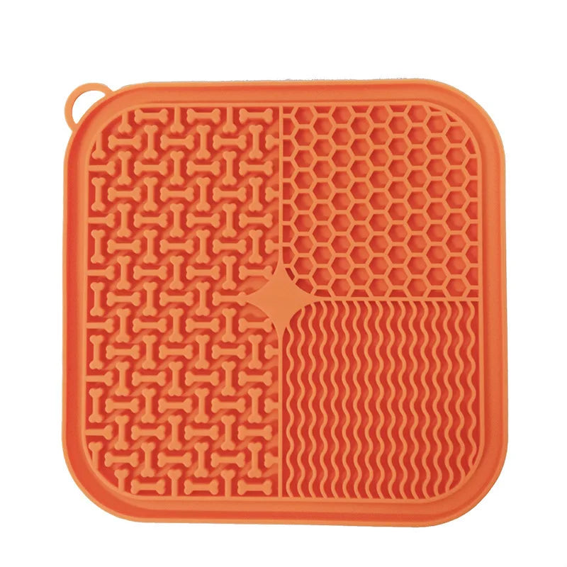 Wholesale Silicone Slow Feeder Dog Lick Mat With Spoon