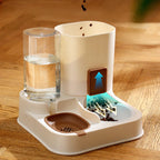 Pet Automatic Feeder and Water Dispenser 2 in 1 for Cats Dogs Supplies Water Bottle Dog Food Bowl Auto Feeding Cat Bowl