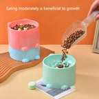 Slow Feeder Dog Cat Bowl, Anti-Choking & Neck Support Design - Puzzle Food Dish for Fast Eaters, Pet Supplies to Prevent Bloat
